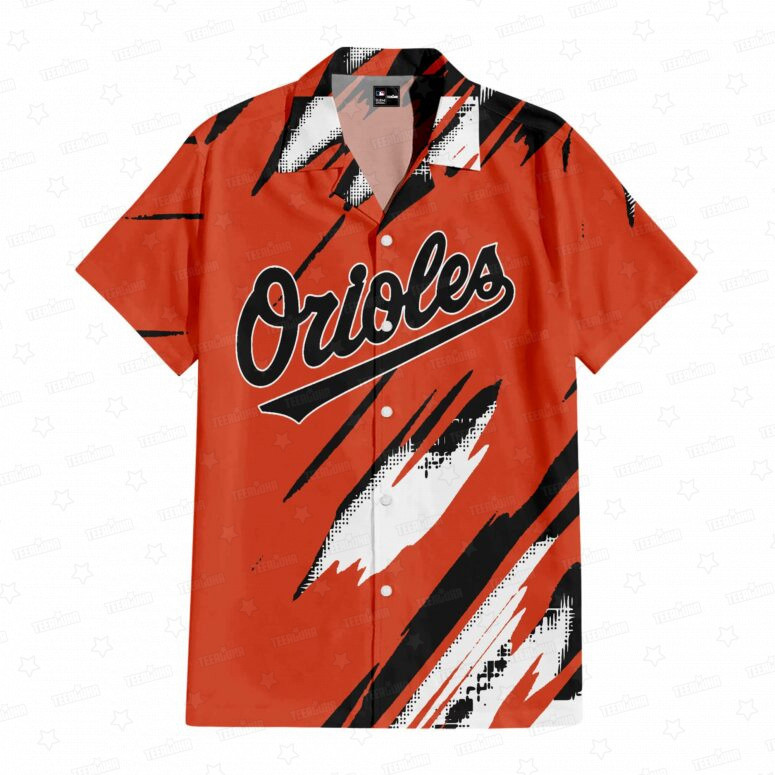 Baltimore Orioles Clawed Fury Hawaiian Shirt