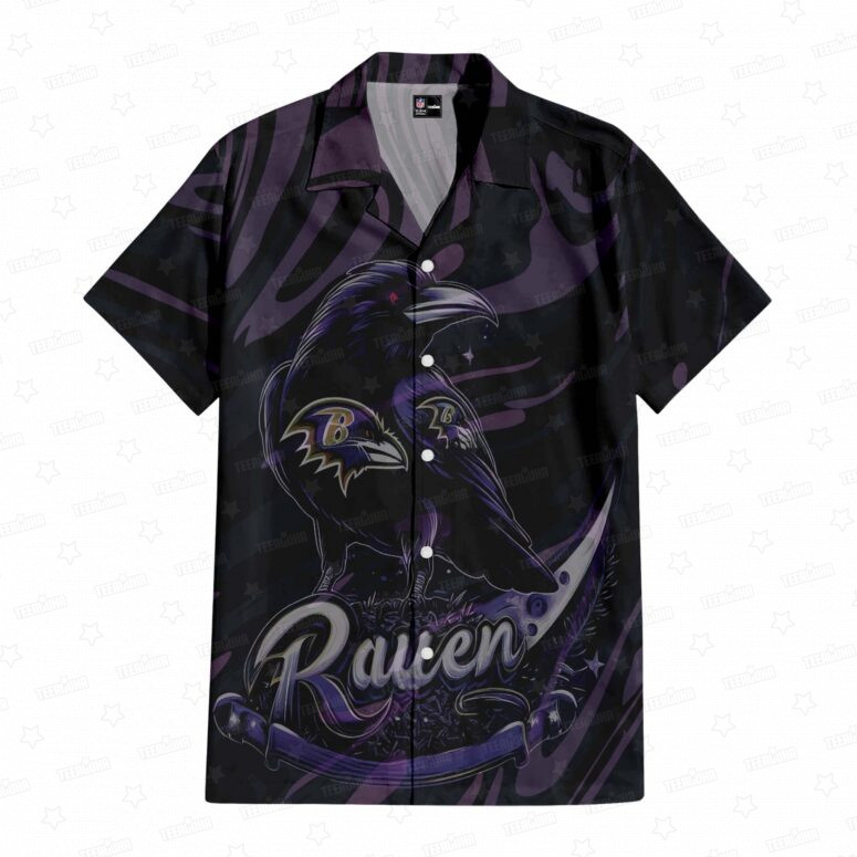 Baltimore Ravens Avian Elegance Hawaiian Shirt