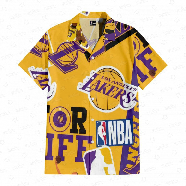 Los Angeles Lakers Team Hawaiian Shirt