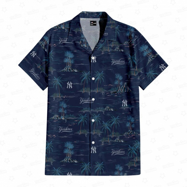 New York Yankees Summer Island Hawaiian Shirt