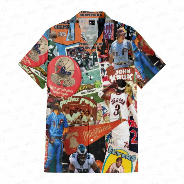 Philadelphia Phillies Historic Heritage Hawaiian Shirt