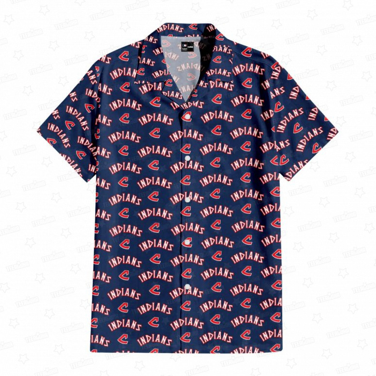 Cleveland Indians Diamond Legacy Hawaiian Shirt