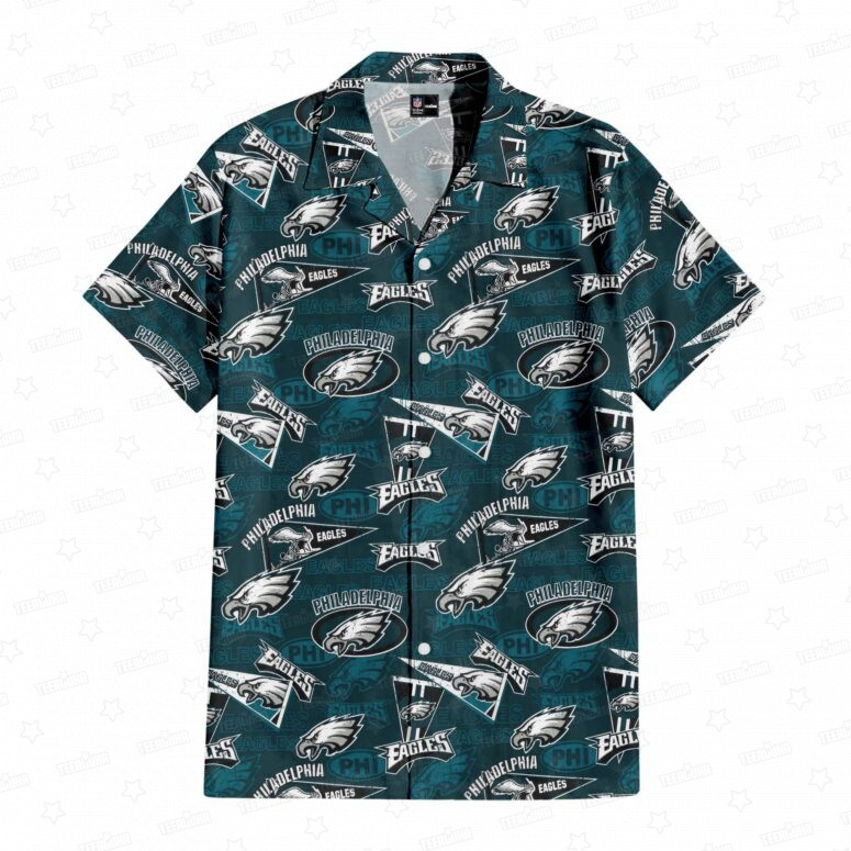 Philadelphia Eagles Fly High Hawaiian Shirt