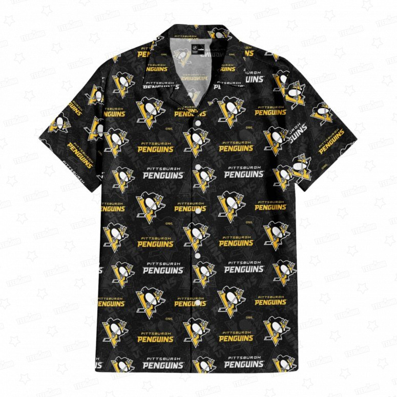 Pittsburgh Penguins Icebound Elegance Hawaiian Shirt