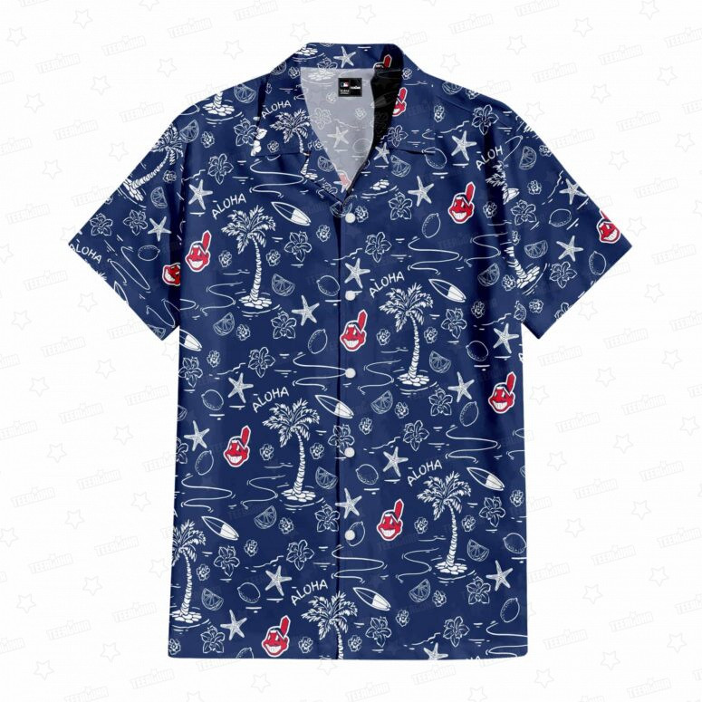 Cleveland Guardians Aloha Paradise Hawaiian Shirt