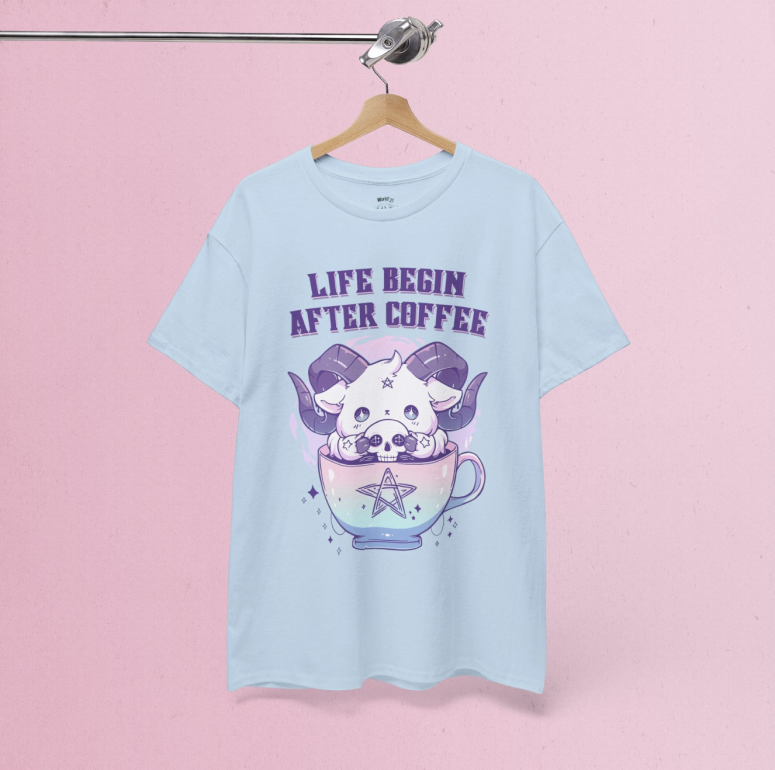 Kawaii Baphomet Cup T-Shirt