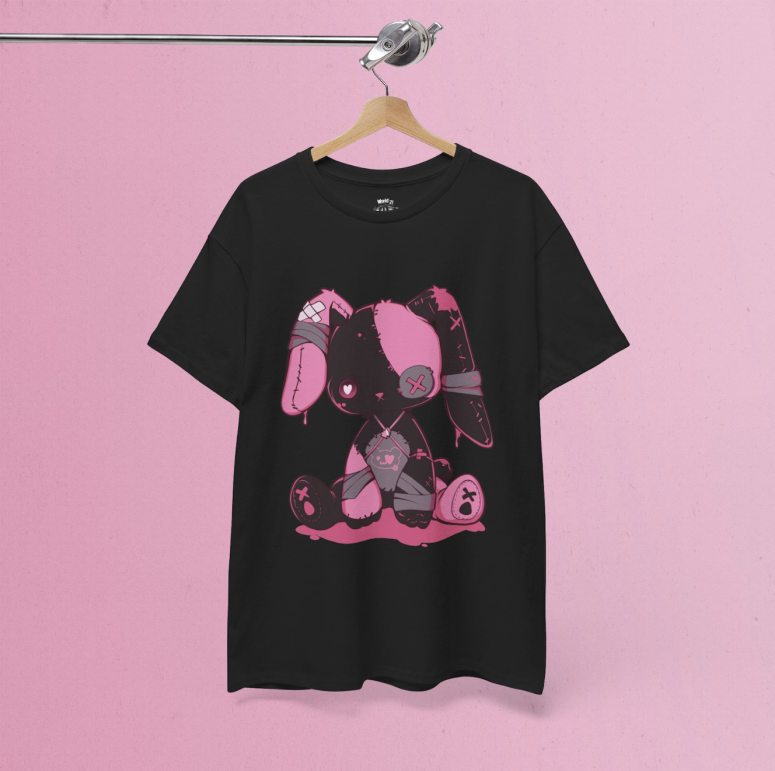 Pastel Goth Sad Bunny T-Shirt