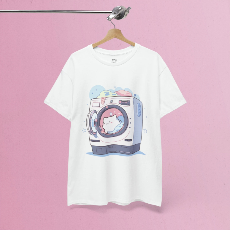 Kawaii Cat Machine T-Shirt