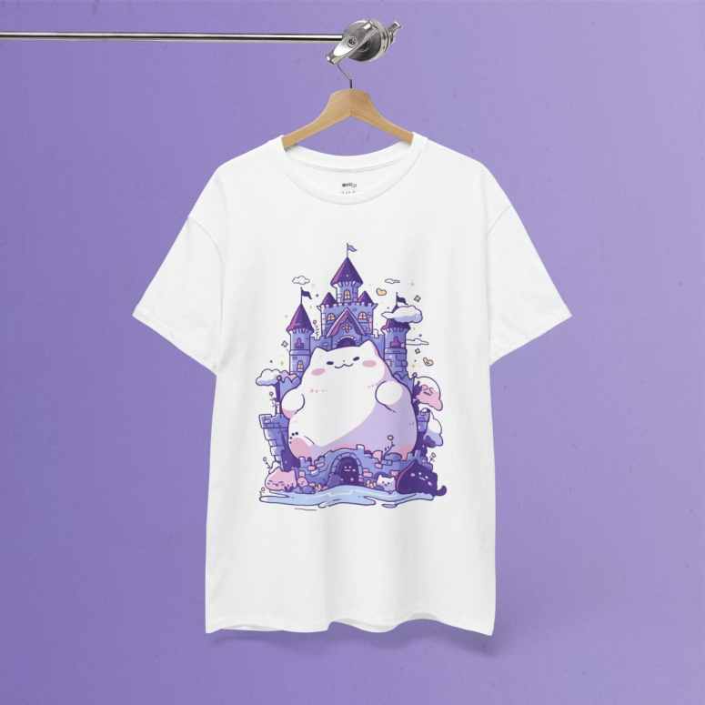 Kawaii Pastel Goth Cat T-Shirt