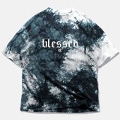 Epiphany Blessed Oversized Tie Dye T Shirt Embroidered 681087 - demo10